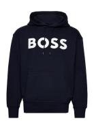 Webasichood Tops Sweatshirts & Hoodies Hoodies Navy BOSS