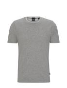 Tessler 140 Tops T-Kortærmet Skjorte Grey BOSS