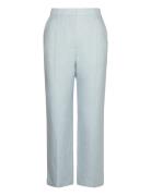 Classic Lady - Solid Linen Bottoms Trousers Suitpants Blue Day Birger Et Mikkelsen
