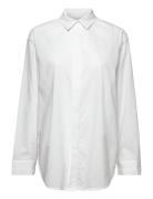 Selima - Daily Cotton Tops Shirts Long-sleeved White Day Birger Et Mikkelsen