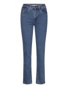 724 High Rise Straight Beach B Bottoms Jeans Straight-regular Blue LEVI´S Women