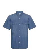 Ss Relaxed Fit Western Tombsto Tops Shirts Short-sleeved Blue LEVI´S Men