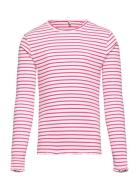 Koggila L/S Rib Top Jrs Tops T-shirts Long-sleeved T-Skjorte Multi/patterned Kids Only