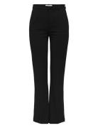 Onlraffy-Yo Life Mid Str Pant Pnt Noos Bottoms Trousers Straight Leg Black ONLY