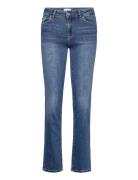 Onlalicia Reg Strt Dnm Dot879 Noos Bottoms Jeans Straight-regular Blue ONLY