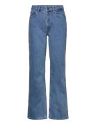 Luciegz Hw Straight Jeans Noos Bottoms Jeans Straight-regular Blue Gestuz