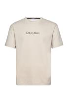Hero Logo Comfort T-Shirt Tops T-Kortærmet Skjorte Cream Calvin Klein