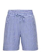 Ruutu Shorts Bottoms Shorts Blue Ma-ia Family