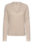 Ladies Pullover Tops Knitwear Jumpers Beige Garcia