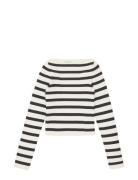 Striped Sweater Tops T-shirts Long-sleeved T-Skjorte Multi/patterned Tom Tailor
