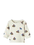 Nbmnolan Ls Loose Sweat Lil Tops Sweatshirts & Hoodies Sweatshirts Cream Lil'Atelier