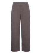 Mschdyanna Pants Stp Bottoms Trousers Straight Leg Brown MSCH Copenhagen