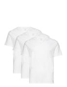 Pc Basic V Neck 3 Pack Tops T-Kortærmet Skjorte White Michael Kors
