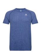 Odlo T-Shirt Crew Neck S/S Essential Seamless Sport T-Kortærmet Skjorte Blue Odlo