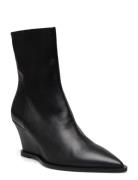 Pratella Black Nappa Shoes Boots Ankle Boots Ankle Boots With Heel Black ATP Atelier