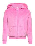 Nmfnajala Ls Vel Card Wh Tops Sweatshirts & Hoodies Hoodies Pink Name It