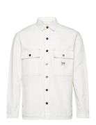 Workwear Overshirt Tops Overshirts White Lee Jeans