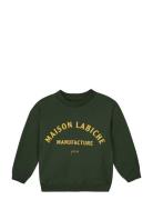 Pereire Manufacture Tops Sweatshirts & Hoodies Sweatshirts Khaki Green Maison Labiche Paris