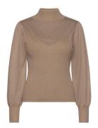 Fqtorfi-Pullover Tops Knitwear Jumpers Brown FREE/QUENT