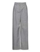 Women Pants Woven Length Service Bottoms Trousers Wide Leg Grey Esprit Collection