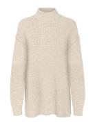 Vmfabulous Ls Long O-Neck Pull. Boo Tops Knitwear Jumpers Beige Vero Moda