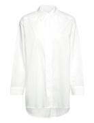 Addison - Daily Cotton Tops Shirts Long-sleeved White Day Birger Et Mikkelsen