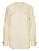 Carmen - Clean Cotton Stretch Tops Blouses Long-sleeved Cream Day Birger Et Mikkelsen