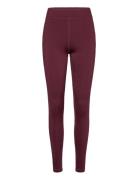 Onplea-Stay-2 Hw Pck Warm Tights Sport Running-training Tights Burgundy Only Play