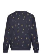 Dragon Sweatshirt Tops Sweatshirts & Hoodies Sweatshirts Navy Müsli By Green Cotton
