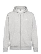 Sport Essentials Logo French Terry Full Zip Sport Sweatshirts & Hoodies Hoodies Grey New Balance