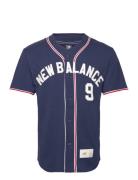 Sportswear Greatest Hits Baseball Jersey Sport T-Kortærmet Skjorte Navy New Balance