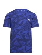 J Camlog T Sport T-Kortærmet Skjorte Blue Adidas Performance
