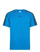 Sst Tee Sport T-Kortærmet Skjorte Blue Adidas Originals