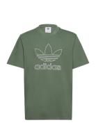 Outl Tref Tee Sport T-Kortærmet Skjorte Khaki Green Adidas Originals