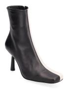 Frappé Black Cream Shoes Boots Ankle Boots Ankle Boots With Heel Cream ALOHAS