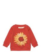 Sgbbuzz Sunflower Sweatshirt Tops Sweatshirts & Hoodies Sweatshirts Orange Soft Gallery