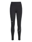 Nwlrace High Waist Pocket Tights W Sport Running-training Tights Black Newline