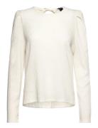Top Karina Tops T-shirts & Tops Long-sleeved Cream Lindex