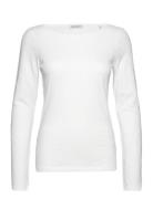 T-Shirts Long Sleeve Tops T-shirts & Tops Long-sleeved White Marc O'Polo