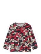 Ouli Pikkuinen Unikko Ii Tops T-shirts Long-sleeved T-Skjorte Multi/patterned Marimekko