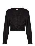 Tamara Ls Blouse Dark Ages 4 Tops Blouses Long-sleeved Black LEVI´S Women