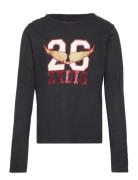 Long Sleeve T-Shirt Tops T-shirts Long-sleeved T-Skjorte Black Zadig & Voltaire Kids