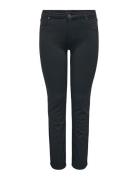 Caralicia Reg Strt 4Ever Blk Dnm Soo5669 Bottoms Jeans Straight-regular Black ONLY Carmakoma