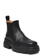 Cph155 Shoes Boots Ankle Boots Ankle Boots Flat Heel Black Copenhagen Studios