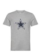 Dallas Cowboys Primary Logo Graphic T-Shirt Sport T-Kortærmet Skjorte Grey Fanatics