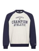 Crewneck Sweatshirt Sport Sweatshirts & Hoodies Sweatshirts Navy Champion