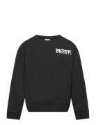 Nkfjabs Justinbie Boxy Sweat Box Unb Unv Tops T-shirts Long-sleeved T-Skjorte Black Name It