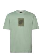 Tessin 88 Tops T-Kortærmet Skjorte Green BOSS