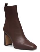 Adelisa Bootie Shoes Boots Ankle Boots Ankle Boots With Heel Brown Steve Madden