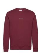 Lens Sweatshirt - Seasonal Tops Sweatshirts & Hoodies Sweatshirts Burgundy Les Deux